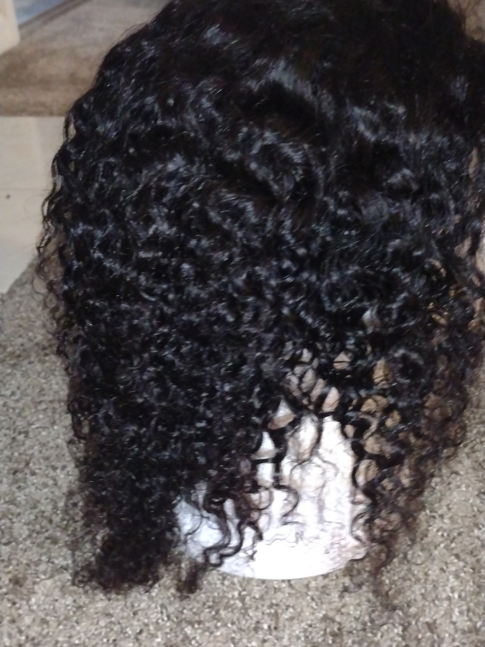 Silkwave 360° Glueless Curly Wig - Black - - Picture 14 of 15